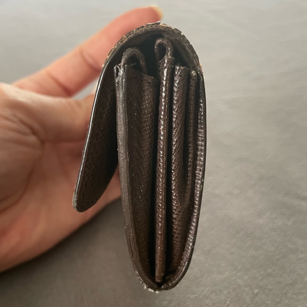 AUTHENTIC Louis Vuitton DAMIER PORTE MONNAIE PLAT - Picture 5 of 5